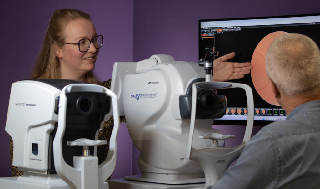 Apparatuur met klant